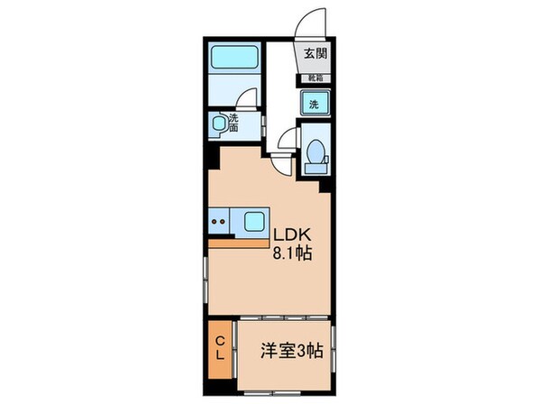 REFISIA太閤通の物件間取画像